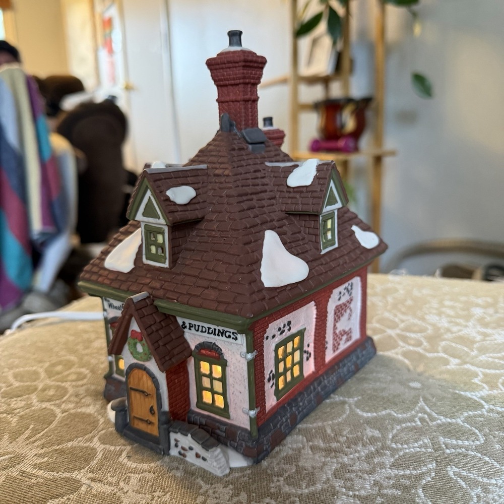Dept 56 Dickens Village Wm Wheat Cakes & Puddings 5808-4 Retired w Box - Picture 2 of 8